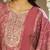 Rose Pink Printed Kurta Set with Embroidery and Dupatta