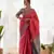 Women'S Gajri Silk Faux Kanjeevaram Woven Saree With Unstitched Blouse Piece