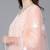 Women pink embroidered poly silk stiched straight kurta sharara suit set