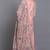 Women pink printed pure cotton  stiched straight kurta trousers suit set