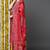 Women red printed silk blend stiched straight kurta palazzo suit set