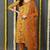 Women yellow printed rayon stiched straight kurta trousers suit set