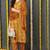 Women yellow printed rayon stiched straight kurta trousers suit set