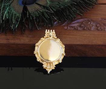 Kerala style gold plated palakka pendant 3