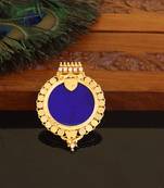 Kerala style gold plated palakka pendant