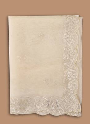 Gold Organza Embellished Dupatta 4