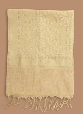 Gold Zari Woven Banarasi Brocade Dupatta 4