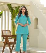  turquoise blue co-ord set