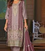 Women Heavy PV Vichitra with Embroidery Codding Sequence Work Pakistani Suit