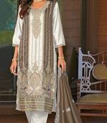 Women Heavy PV Vichitra with Embroidery Codding Sequence Work Pakistani Suit