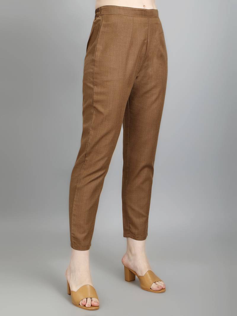 GOLD AND PIGMENT PRINTED COTTON KURTA AND PANT SET