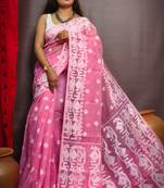 Gorgeous Reshom Dhakai Jamdani Saree