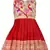 Baby Girl's Pattu Pavadai Red Frock Dress For Kids