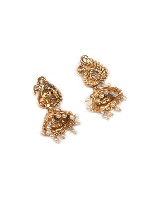 Gold plated mayuraksh hydra necklace set 5