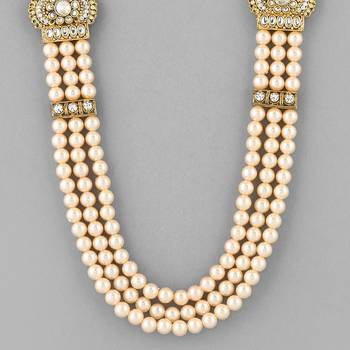 Sasha  pearl necklace for men, pearl necklace for men groom dulha kantha haar sherwani jewellery for wedding engagement 5