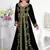 Black color Full Sleeves Handmade Moroccan Kaftan with hijjab