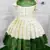 Baby Girl's Pattu Pavadai White Frock Dress For Kids