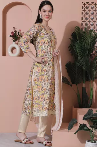 multiColorcotton digital printed dress material