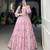 Women's Georgette With Floral Print Gown