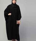 Women style Muslim traditional wear abaya Kaftan black