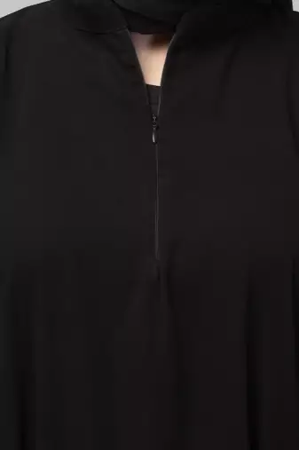 Women style Muslim traditional wear abaya Kaftan black