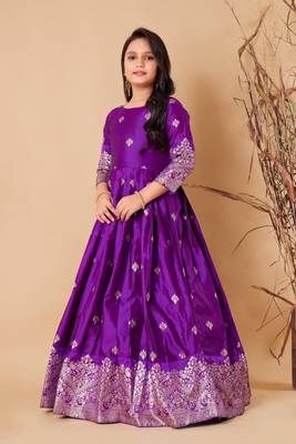Girls Maxi Length Flared Ringani Dress Kids 2