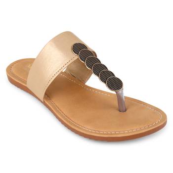 Beige women's sandal 4