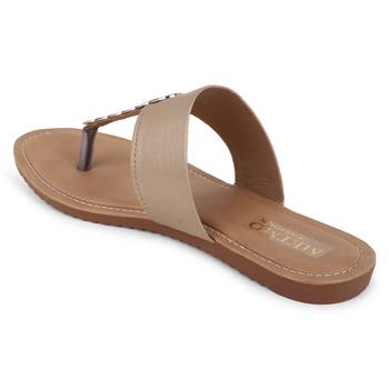 Beige women's sandal 5