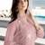 Light pink heavy faux georgette embroidery pakistani salwar suit