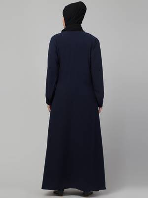 Latest Stylish women Plaited Abaya burkha  2