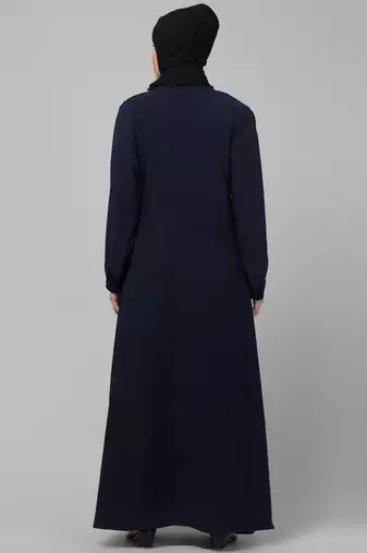 Latest Stylish women Plaited Abaya burkha 