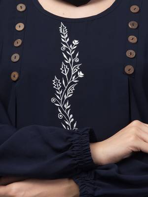 Latest Stylish women Plaited Abaya burkha  5