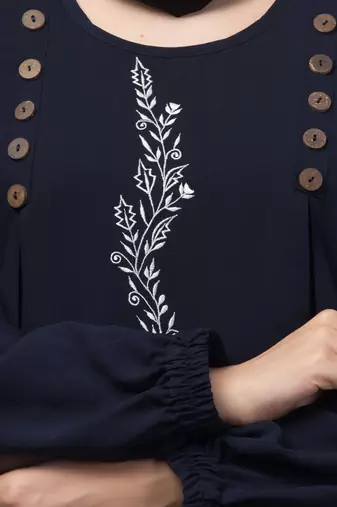 Latest Stylish women Plaited Abaya burkha 
