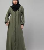 latest Stylish embroidered women abaya burkha