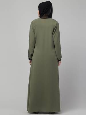 latest Stylish embroidered women abaya burkha 2
