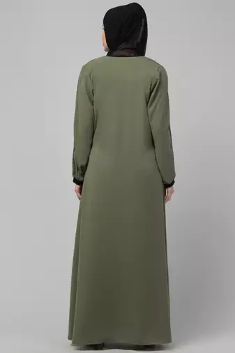 latest Stylish embroidered women abaya burkha