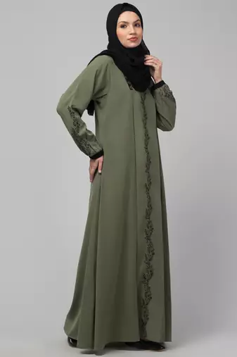 latest Stylish embroidered women abaya burkha
