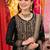 Black heavy faux georgette embroidery pakistani salwar suit