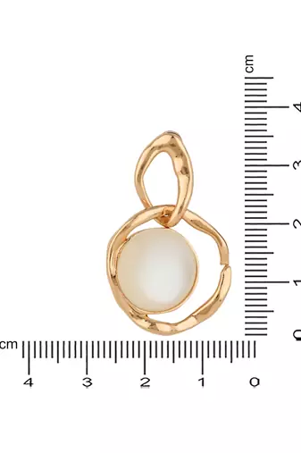 latest fashion stylish gold plated lightweight freshwater pearl drop dangle chunky studs earrings