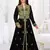 Black color Handmade Moroccan Kaftan with hijjab