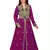Wine color Handmade Moroccan Kaftan with hijjab