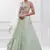 Pista Green Georgette Embroidered Lehenga Choli With Dupatta 