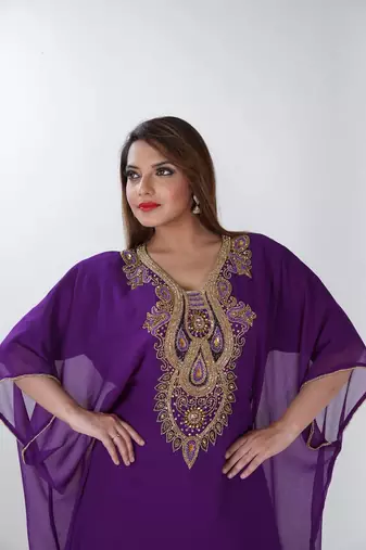 KAFTAN WOMEN DRESS LONG GOWN FARASHA MOROCCO WEAR