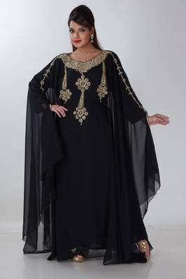 KAFTAN WOMEN DRESS LONG GOWN FARASHA MOROCCO WEAR JALABIYA MAXI 1