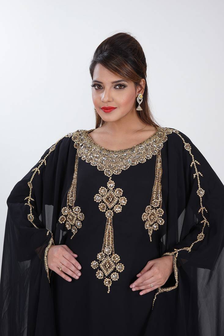 DUBAI KAFTAN WOMEN DRESS LONG GOWN FARASHA MOROCCO WEAR JALABIYA MAXI