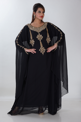 KAFTAN WOMEN DRESS LONG GOWN FARASHA MOROCCO WEAR JALABIYA MAXI 3