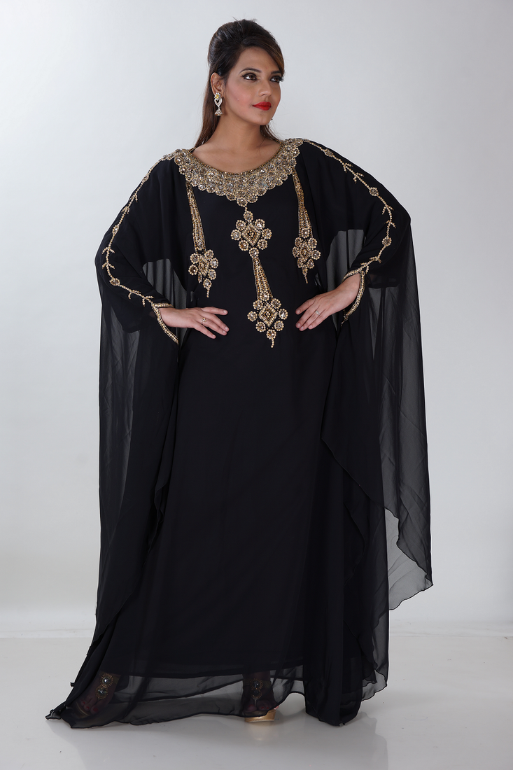 DUBAI KAFTAN WOMEN DRESS LONG GOWN FARASHA MOROCCO WEAR JALABIYA MAXI