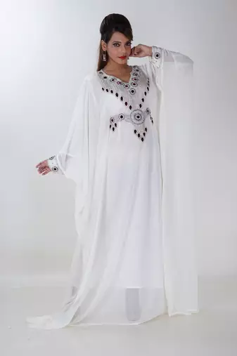 KAFTAN WOMEN DRESS LONG GOWN FARASHA MOROCCO WEAR JALABIYA MAXI