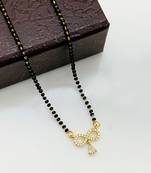 Aliya bhatt designer gold plated mangalsutra