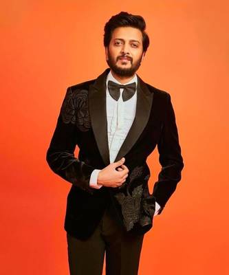 Black velvet embroidered tuxedo 2